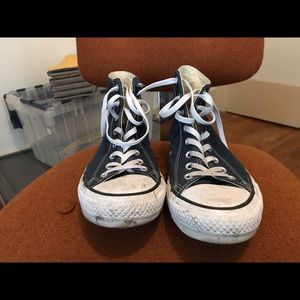 Blue (navy?) Converse High Tops